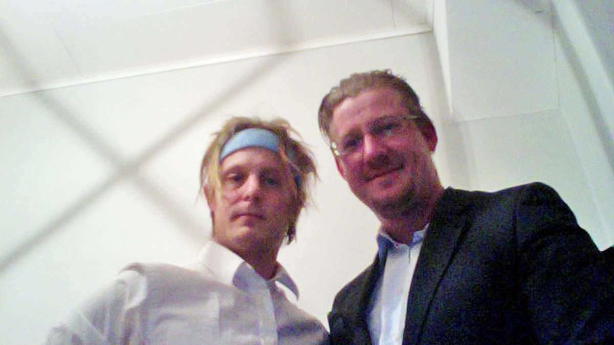 Simon Svensson och Linus Bylund. 